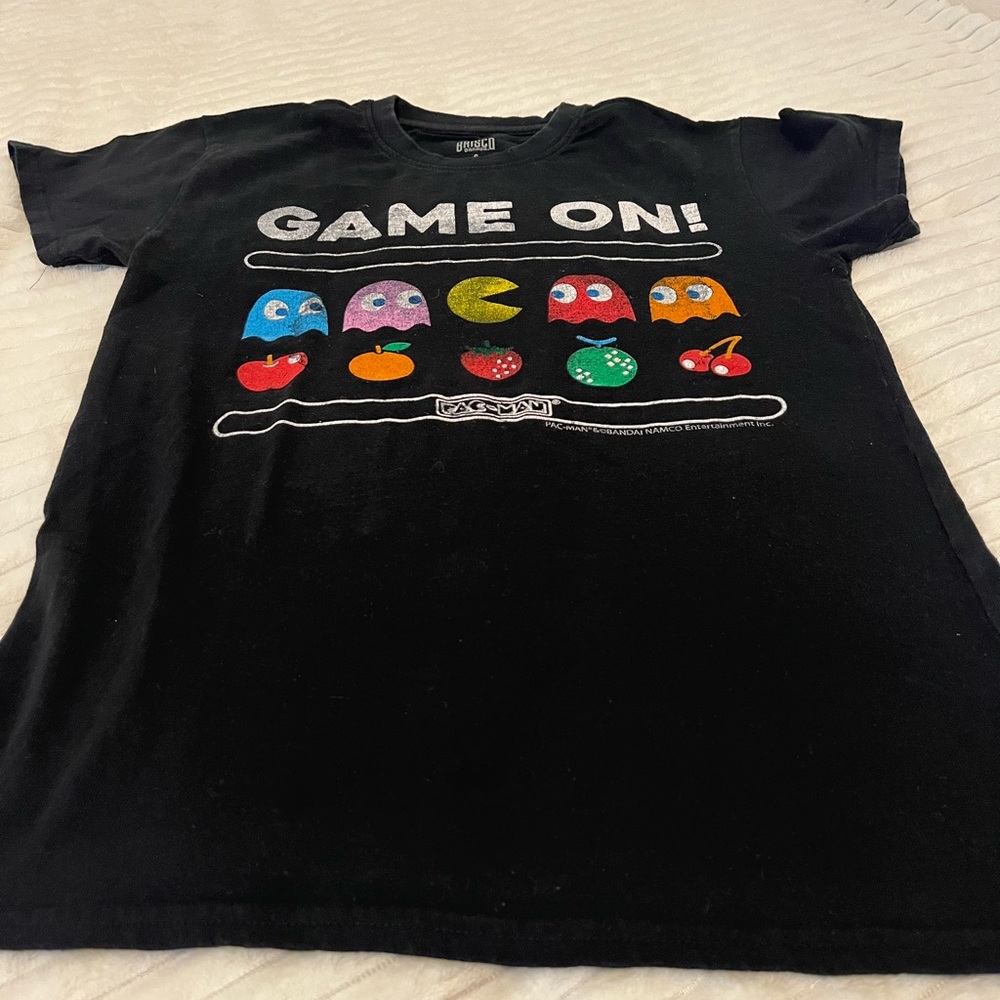 Freeze Black 'Game On' T-Shirt with Colorful CharactersA87